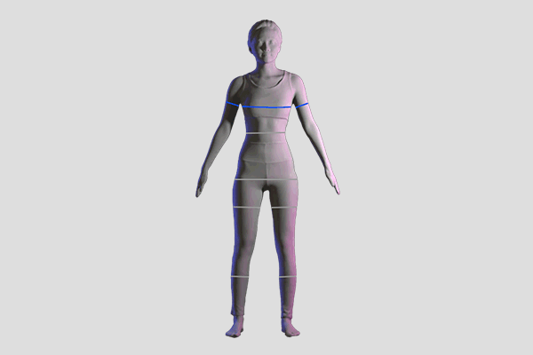 Real 3D body avatar